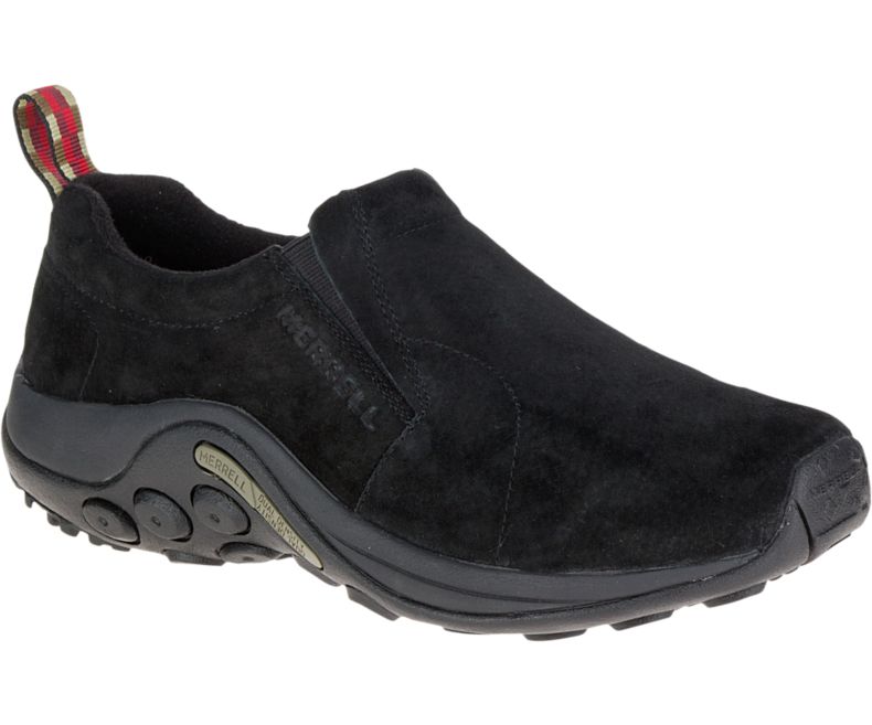 נעלי מירל שחורות לגברים דגם מוקסין Merrell Jungle Moc J60825