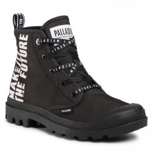 נעלי פלדיום שחורות לגבר, עמיד במים Palladium Pampa HI Future 76885-008-M