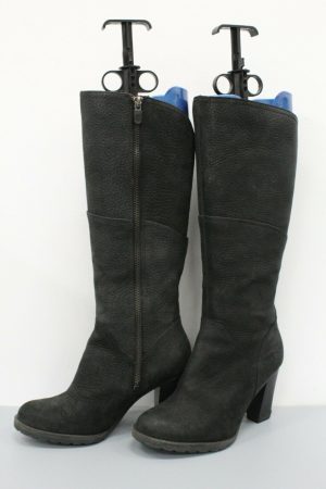 מגפיים שחורים לנשים טימברלנד Timberland Stratham Women’s Heights Tall Boots Heel Shoes 8553R